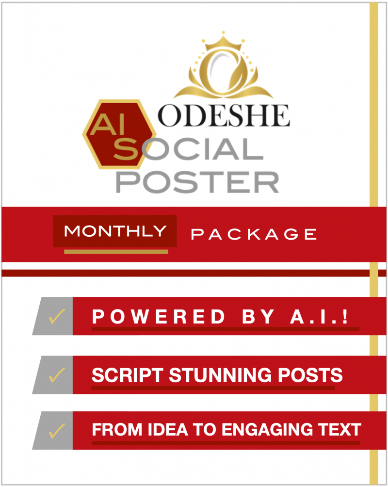 AISocialPoster | Monthly Package