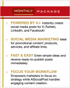AISocialPoster | Monthly Package